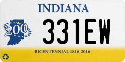 IN license plate 331EW