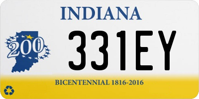 IN license plate 331EY