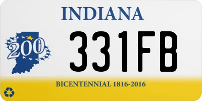 IN license plate 331FB