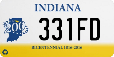 IN license plate 331FD