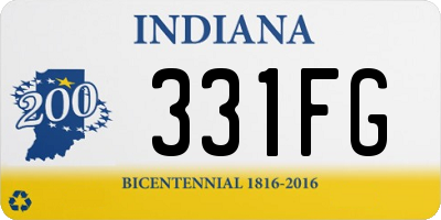 IN license plate 331FG