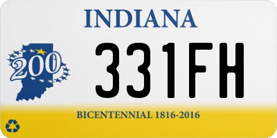 IN license plate 331FH