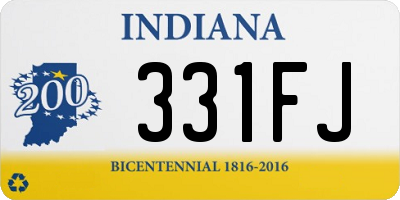 IN license plate 331FJ