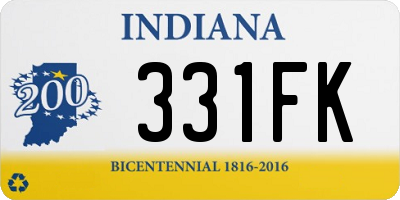 IN license plate 331FK