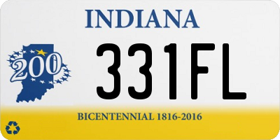 IN license plate 331FL