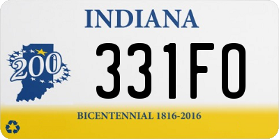 IN license plate 331FO