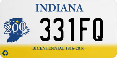 IN license plate 331FQ