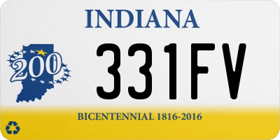 IN license plate 331FV