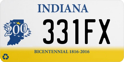 IN license plate 331FX