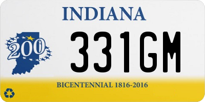 IN license plate 331GM