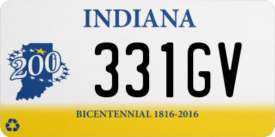 IN license plate 331GV