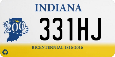 IN license plate 331HJ