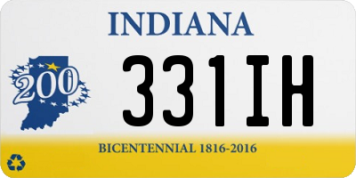 IN license plate 331IH