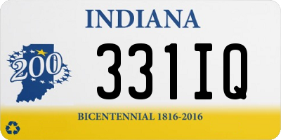 IN license plate 331IQ