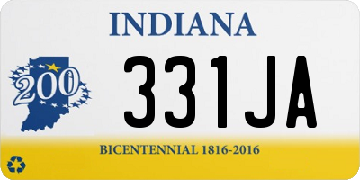 IN license plate 331JA