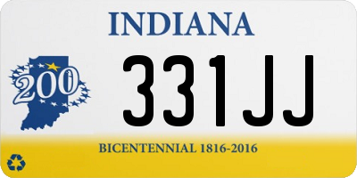 IN license plate 331JJ