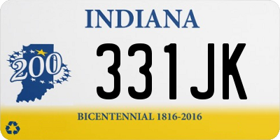 IN license plate 331JK