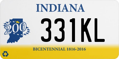 IN license plate 331KL