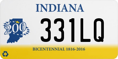 IN license plate 331LQ