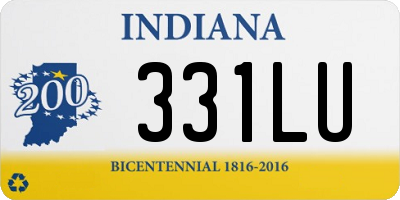 IN license plate 331LU