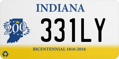 IN license plate 331LY