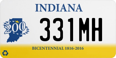 IN license plate 331MH