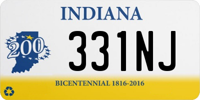 IN license plate 331NJ