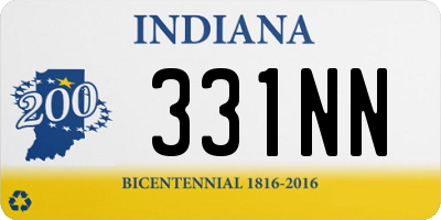 IN license plate 331NN