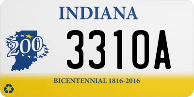 IN license plate 331OA