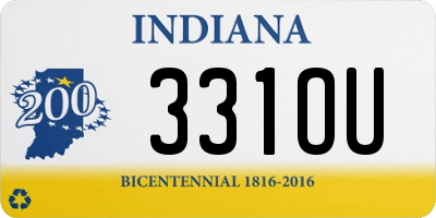 IN license plate 331OU