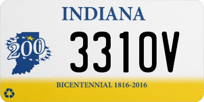 IN license plate 331OV