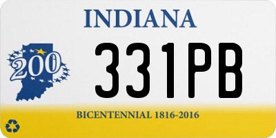 IN license plate 331PB