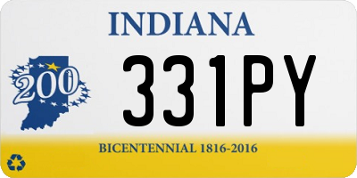 IN license plate 331PY