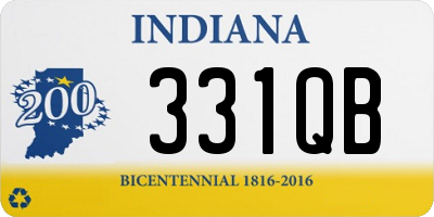 IN license plate 331QB