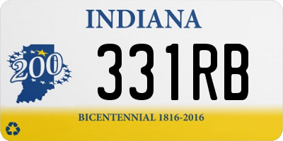 IN license plate 331RB