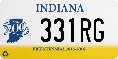 IN license plate 331RG