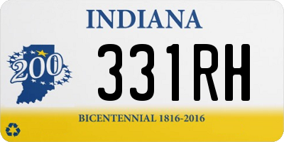 IN license plate 331RH