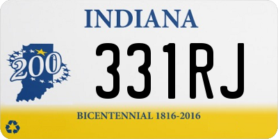 IN license plate 331RJ