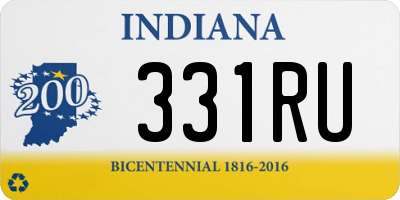 IN license plate 331RU