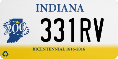 IN license plate 331RV