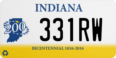 IN license plate 331RW