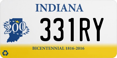 IN license plate 331RY