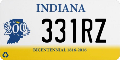 IN license plate 331RZ