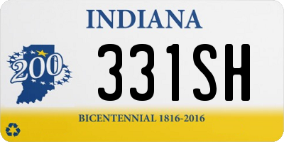 IN license plate 331SH