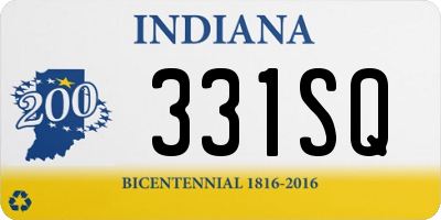 IN license plate 331SQ