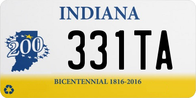 IN license plate 331TA