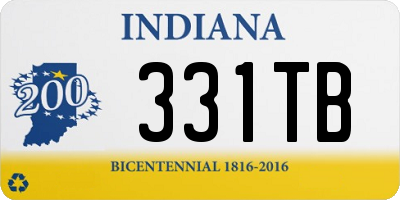 IN license plate 331TB
