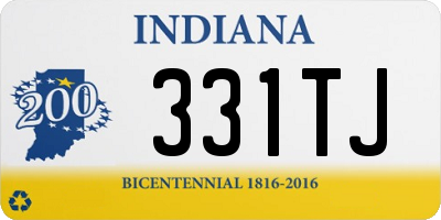 IN license plate 331TJ