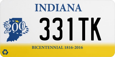 IN license plate 331TK