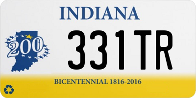 IN license plate 331TR